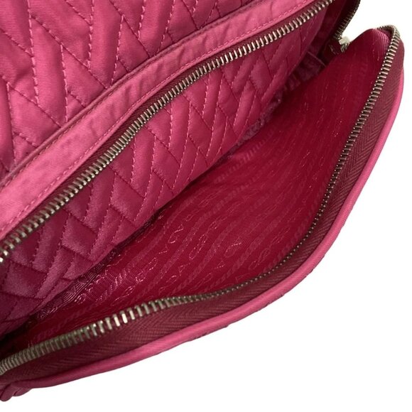 PRADA - Pink Nylon Shoulder Bag 553-060325 - Picture 11 of 14